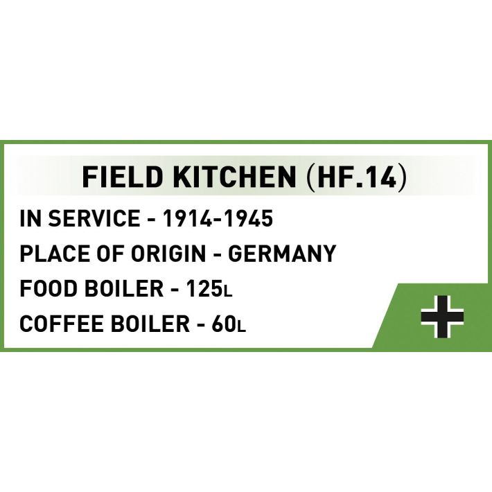 Field Kitchen Hf.14 (COBI-2290) \ Tanks and vehicles \ Cobi.eu